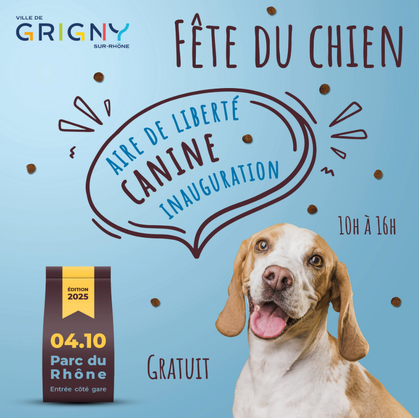Ostéopathe animalier à Lyon : présent à la Fête du Chien de Grigny 2025